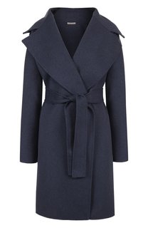 Кашемировое однотонное пальто с поясом Bottega Veneta
