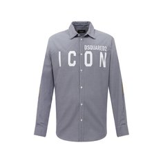 Хлопковая рубашка Dsquared2
