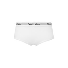 Трусы из смеси хлопка и вискозы с логотипом бренда Calvin Klein
