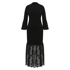 Платье из вискозы и шерсти Ermanno Ermanno Scervino