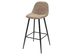 Барный стул LION BAR PK-01 серо-коричневый, ткань микрофибра PK-01 Bravo