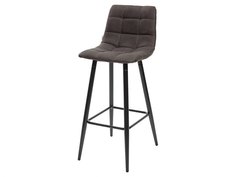 Барный стул SPICE PK-04 темно-серый, ткань микрофибра Bravo