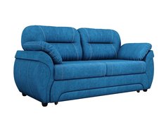 Прямой диван Бруклин Велюр Голубой Bravo