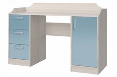 Стол компьютерный Флауэ СТЛ.093.22 Бирюза/Сосна Авола Bravo