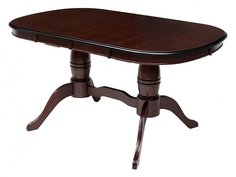 Стол TS LOUVRE (AV) овальный, DARK WALNUT (LV-T9015EX(AV)) шпон ясеня Bravo