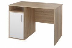 Стол компьютерный Мика СТЛ.165.15 Дуб сонома/Белый Bravo