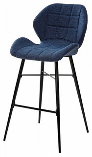 Барный стул MARCEL TRF-06 Полночный синий, ткань Bravo