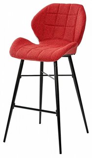 Барный стул MARCEL TRF-04 Красный, ткань Bravo