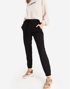 Чёрные брюки-джоггеры Gloria Jeans