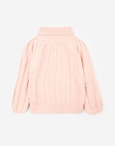 Розовый бархатистый свитер для девочки Gloria Jeans