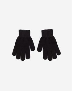 Тёмно-коричневые перчатки для мальчика Gloria Jeans