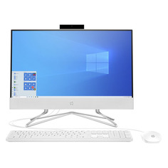 Моноблоки Моноблок HP 22-df0001ur, 21.5", Intel Core i3 1005 G1, 4ГБ, 1000ГБ, NVIDIA GeForce MX330 - 2048 Мб, Windows 10, белый [14p40ea]