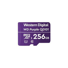 Карта памяти microSDXC UHS-I U1 WD Purple 256 ГБ, Class 10, WDD256G1P0C, 1 шт.