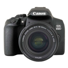 Зеркальный фотоаппарат Canon EOS 850D kit ( EF-S 18-135mm f/3.5-5.6 IS USM), черный