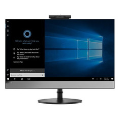 Моноблоки Моноблок LENOVO V530-24ICB, 23.8", Intel Core i3 9100T, 8ГБ, 256ГБ SSD, AMD Radeon 530 - 2048 Мб, DVD-RW, Windows 10 Professional, черный [10ux007xru]