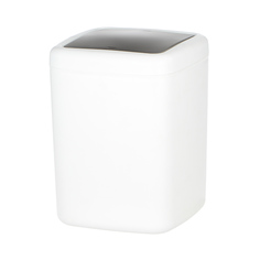 Ведро мусорное Wenko sanitary cover bin b rcelon белое 3 л 15х15х20