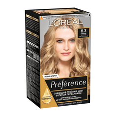 Краска L’Oreal Preference Recital стойкая 8.3 Канны (AA072500) L'Oreal