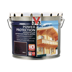 Антисептик алкидный V33 Power Protection венге 9 л