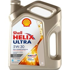 Моторное масло Shell Helix Ultra ECT 5W-30 синтетическое 4л
