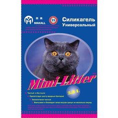 Наполнитель силикагелевый Mimi Litter для кошачьего туалета 1,81кг 3,6 л