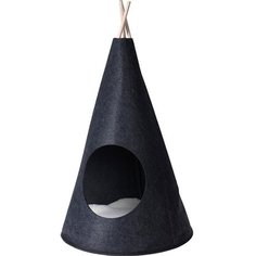 Домик для кошек Сats Collection Вигвам 40x70х40 см черный Без бренда