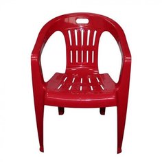 Кресло Стандарт Пластик Комфорт полипропилен темно-красное Без бренда