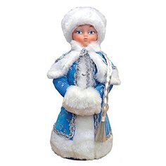 Фигурка Снегурочка в голубой одежде 35 см Без бренда