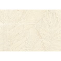 Флизелиновые обои Euro Decor Monstera 7068-00 1,06х10,05 м белые