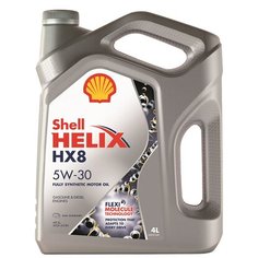 Моторное масло Shell Helix HX8 5W-30 синтетическое 4л