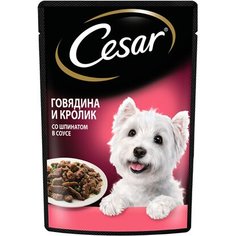 Влажный корм для собак Cesar