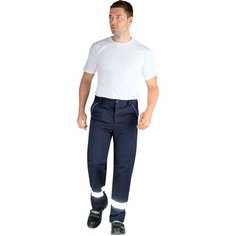 Защитные брюки БАЛТИКА-1 Хлопок 52-54 176 см темно-синий Без бренда