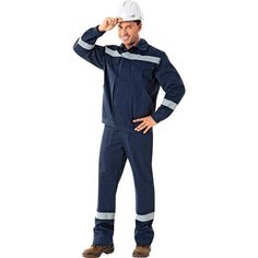 Защитная куртка БАЛТИКА-1 хлопок 48-50 164 см темно-синий Без бренда