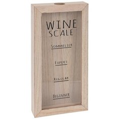 Ящик для винных пробок деревянный 15x4x30 см Без бренда