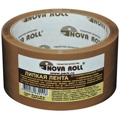 Клейкая лента NOVA ROLL 48 мм х 50 м коричневая Novaroll