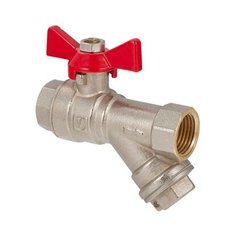 Кран шаровой латунь никелированный VALTEC