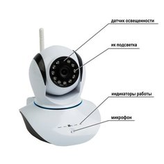 Камера видеонаблюдения Rexant WIFI Smart 720Р белая поворотная Без бренда