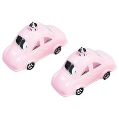 Набор подвесок Машинка розовые 11,5 см 2 шт Без бренда