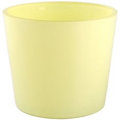 Кашпо NinaGlass Бетти d11,5 см 0.6 л стеклянное желтое