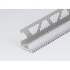 Профиль ПВХ: раскладка под плитку 7 - 8 мм белая внутренняя 2.5 м Palladium