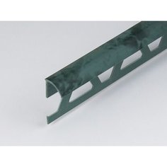 Профиль ПВХ PALLADIUM: раскладка под плитку 7 - 8 мм зеленая наружная 2.5 м