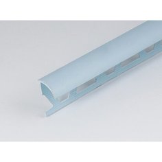 Профиль ПВХ PALLADIUM: раскладка под плитку 9 - 10 мм голубая наружная 2.5 м