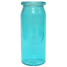 Ваза стеклянная Эден лазурь 7,5х18 см ЗАВОД ЭЛЕТЕХ