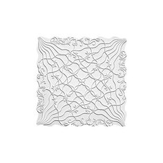 3D-панель пенополистироловая FORMAT Плита потолочная Вуаль белая ФОРМАТ 50х50 см