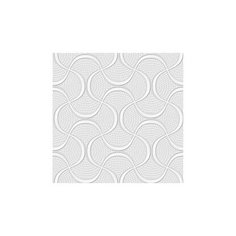 3D-панель пенополистироловая FORMAT Плита потолочная Фламенко белая ФОРМАТ 50х50 см