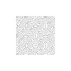 3D-панель пенополистироловая FORMAT Плита потолочная Фламенко белая ФОРМАТ 50х50 см