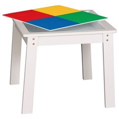 Столик игровой Lego table 60x60x51 см белый Без бренда