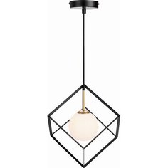 Подвес одинарный Куб 203832 1хG9 черный Без бренда