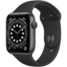 Смарт-часы Apple Watch Series 6 40 мм серый космос, спортивный ремешок