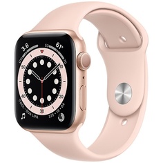 Смарт-часы Apple Watch Series 6 40 мм золотой, спортивный ремешок