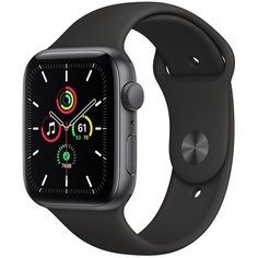 Смарт-часы Apple Watch SE 40 мм серый космос, спортивный ремешок